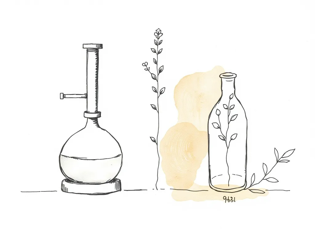 Abstract art comparing scientific evidence for sleep treatments with the less regulated nature of natural supplements.