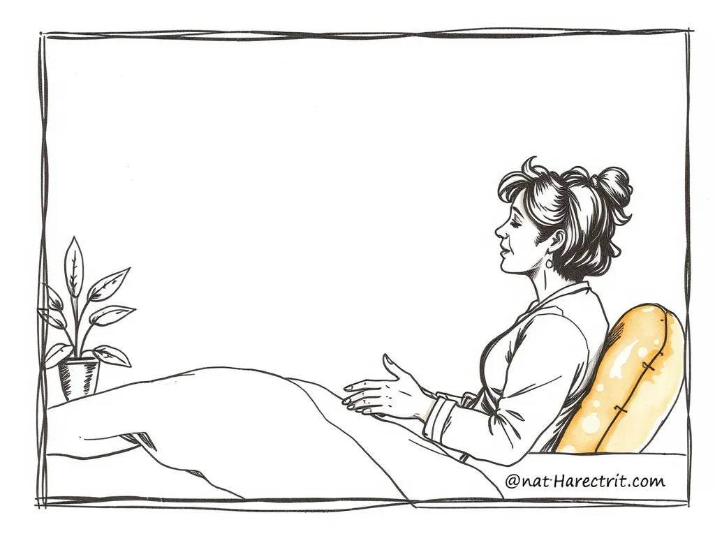 Patient and therapist discussing sleep strategies, representing personalized CBT-I treatment and support.