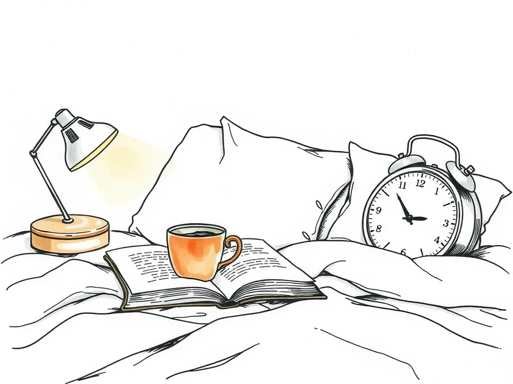 Visual representation of healthy sleep hygiene practices, crucial for effective CBTI.